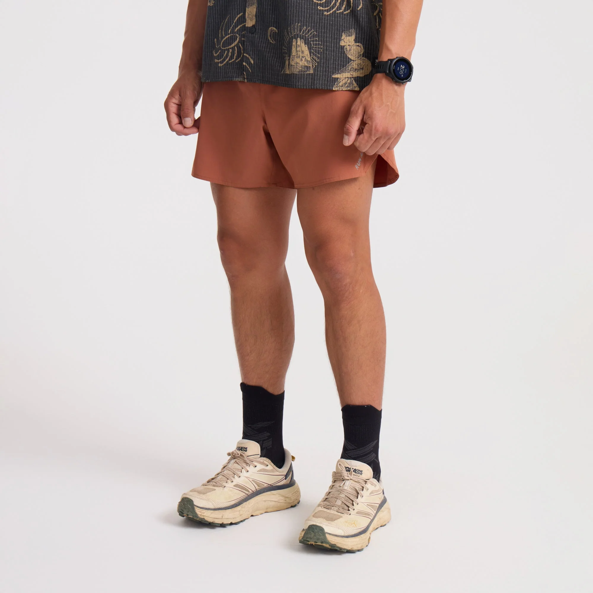 Baja 5" Shorts - Burnt Orange - Image 3