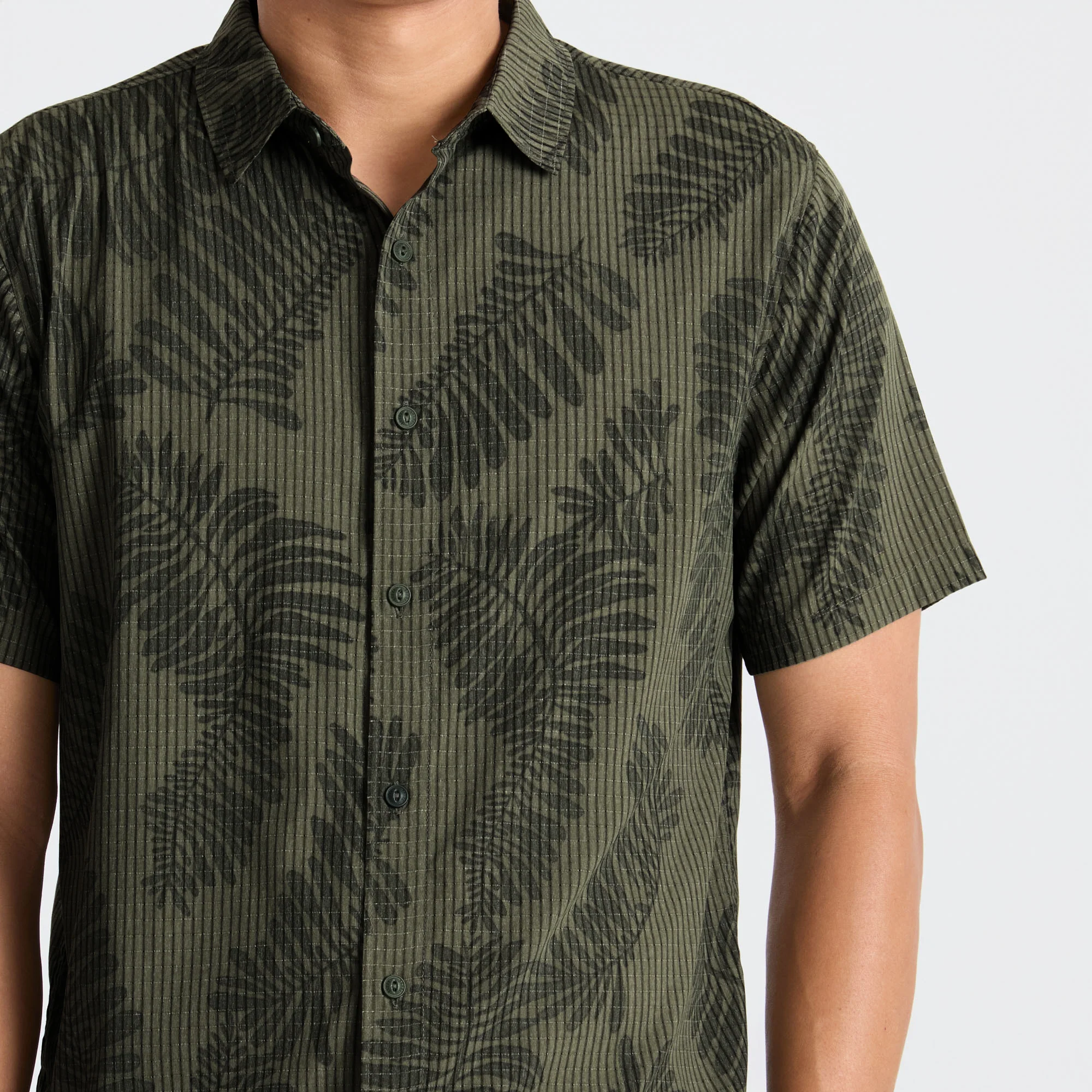 Bless Up Breathable Stretch Shirt - Military Kelp - Image 4