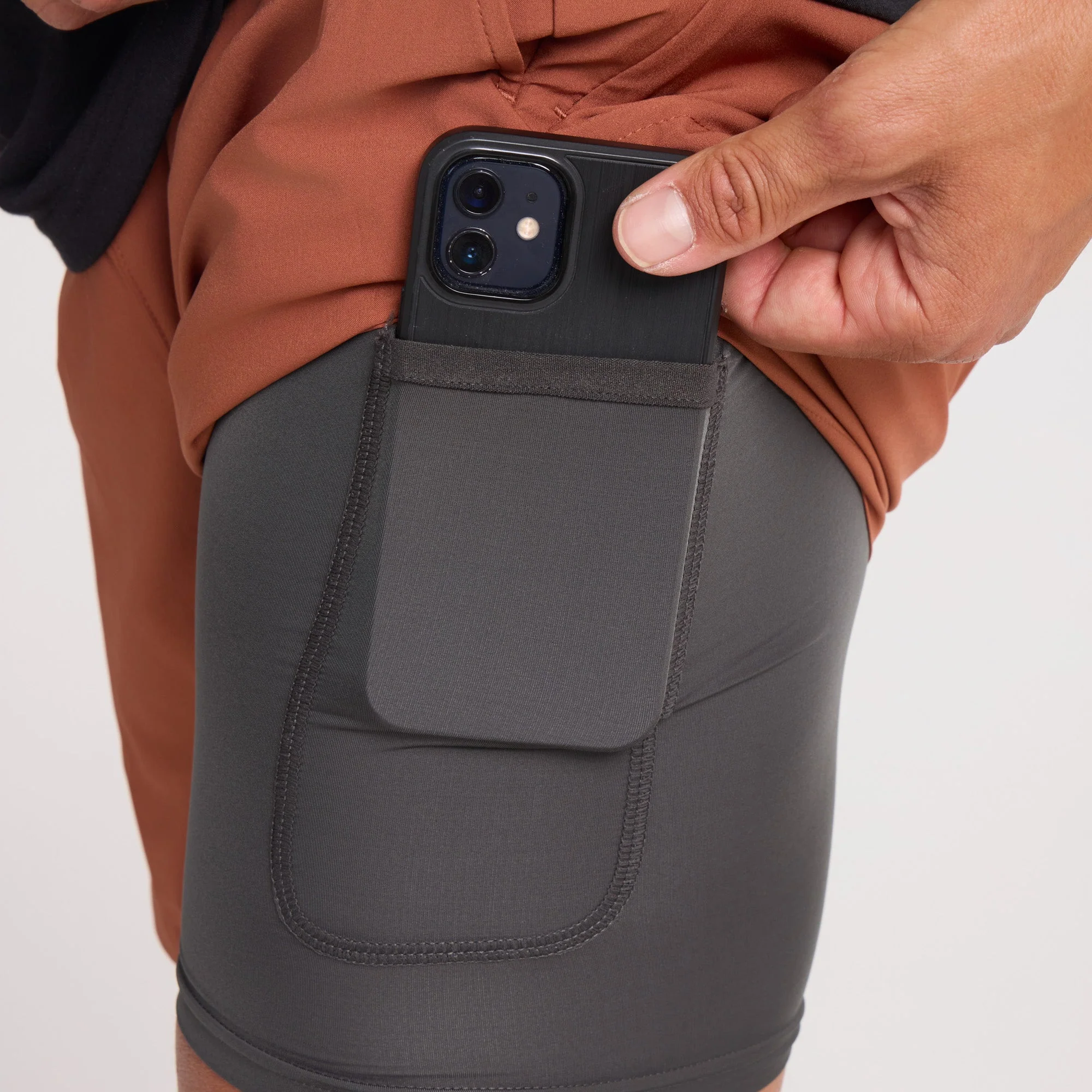 Bommer 2.0 7" Shorts - Burnt Orange - Image 5