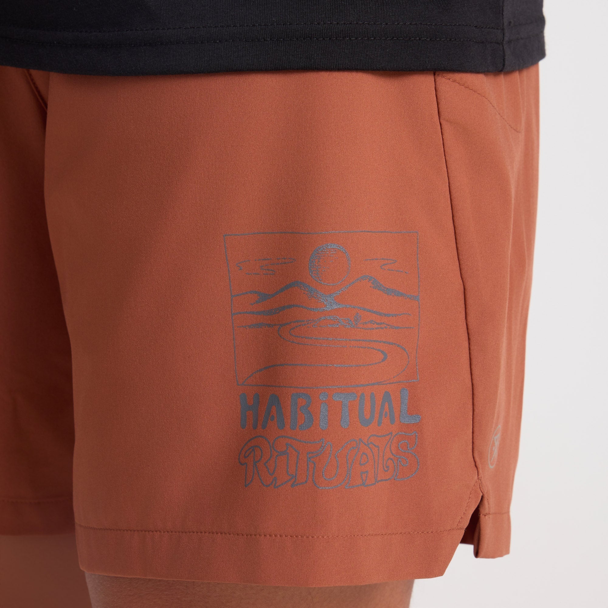 Bommer 2.0 7" Shorts - Burnt Orange - Image 7