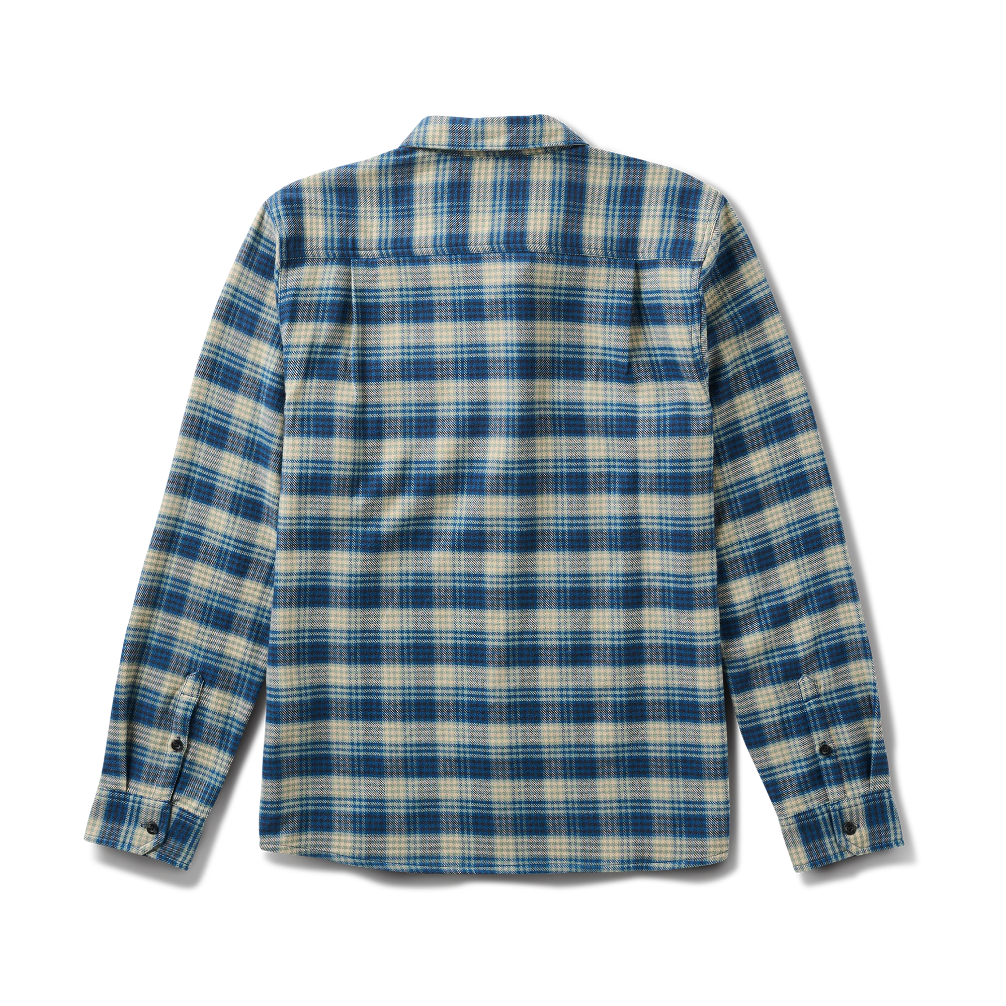 Crossroads Organic Cotton Flannel - Deep Blue - Image 10