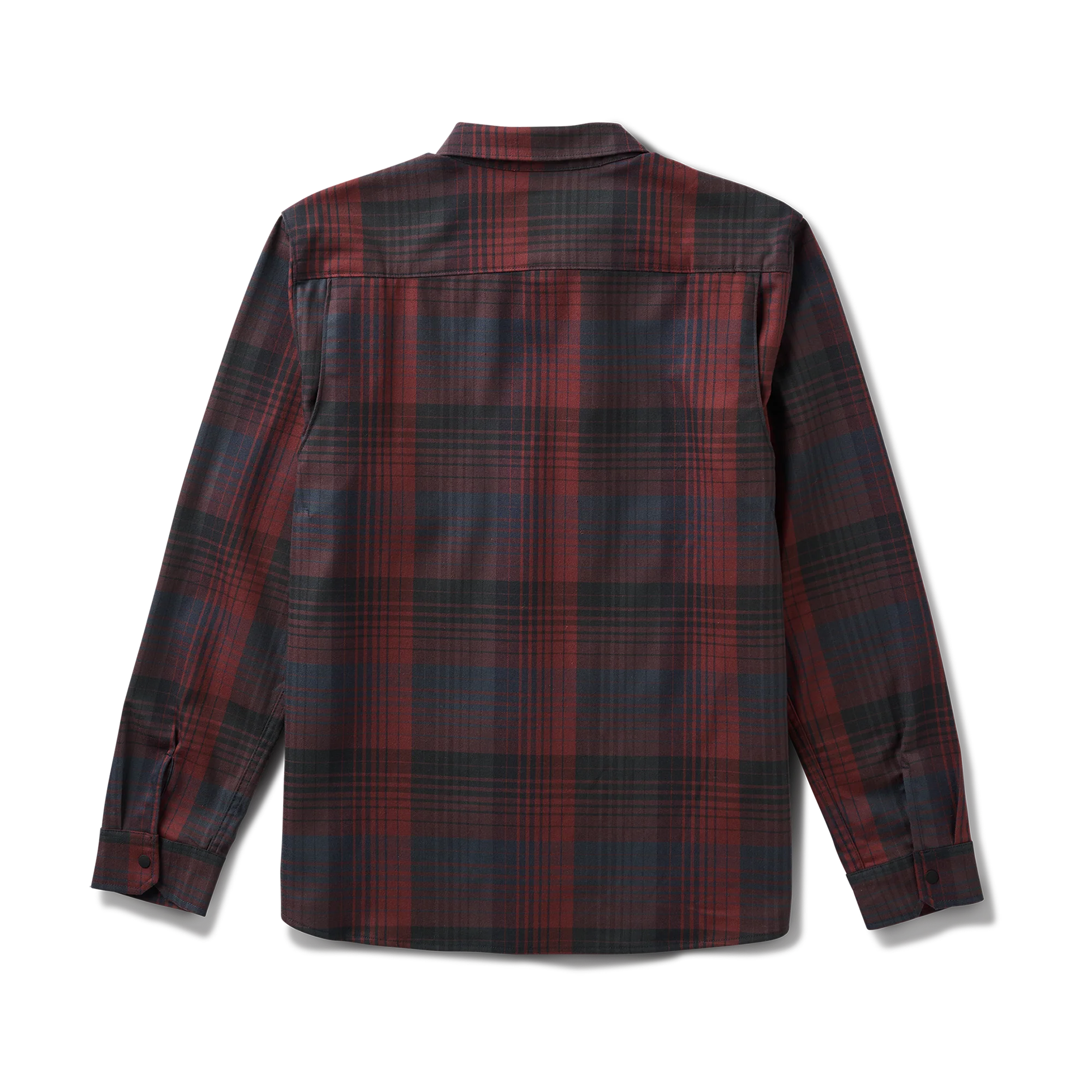 Diablo Long Sleeve Flannel - Sangria - Image 8