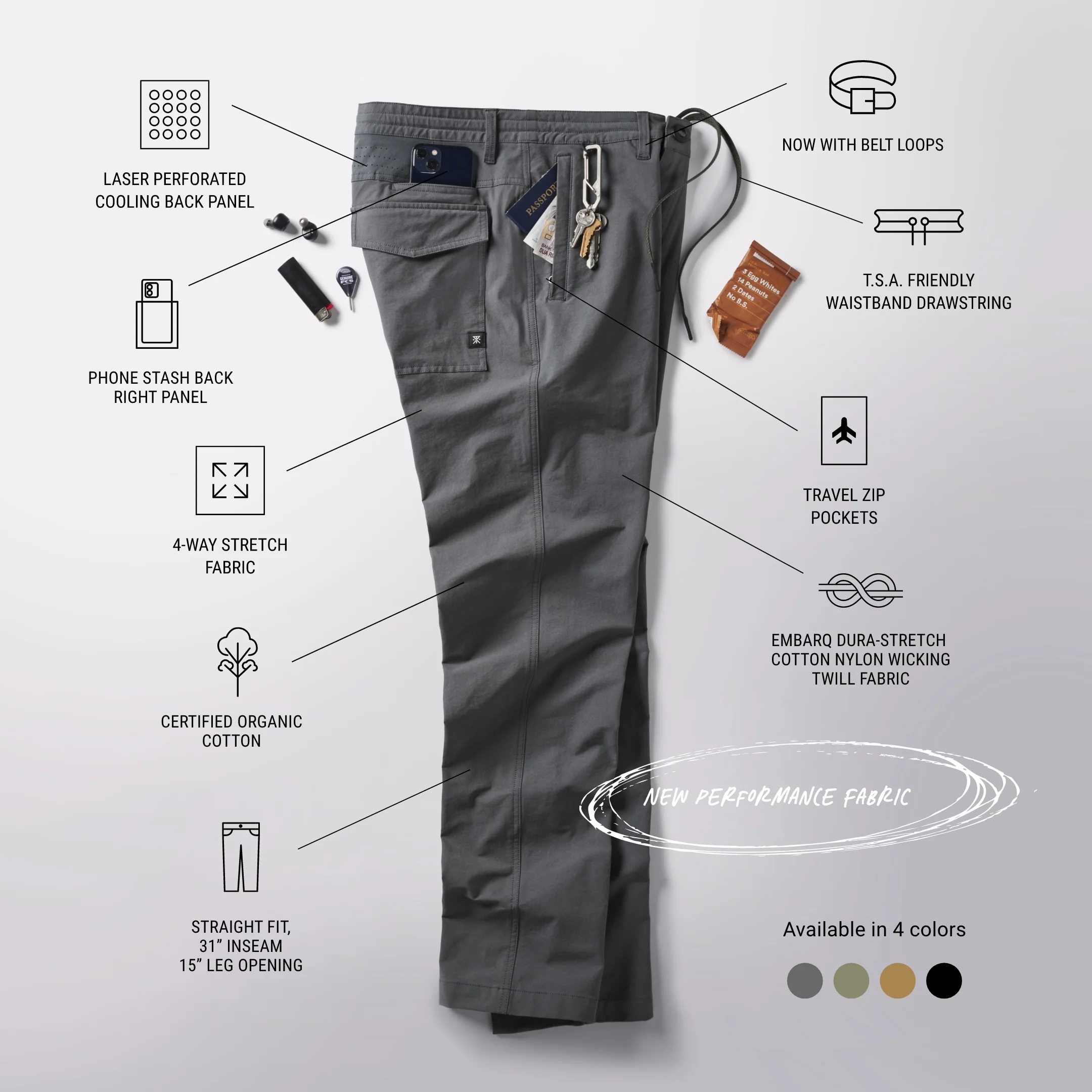 Layover Pro Traveler Pants - Black - Image 3