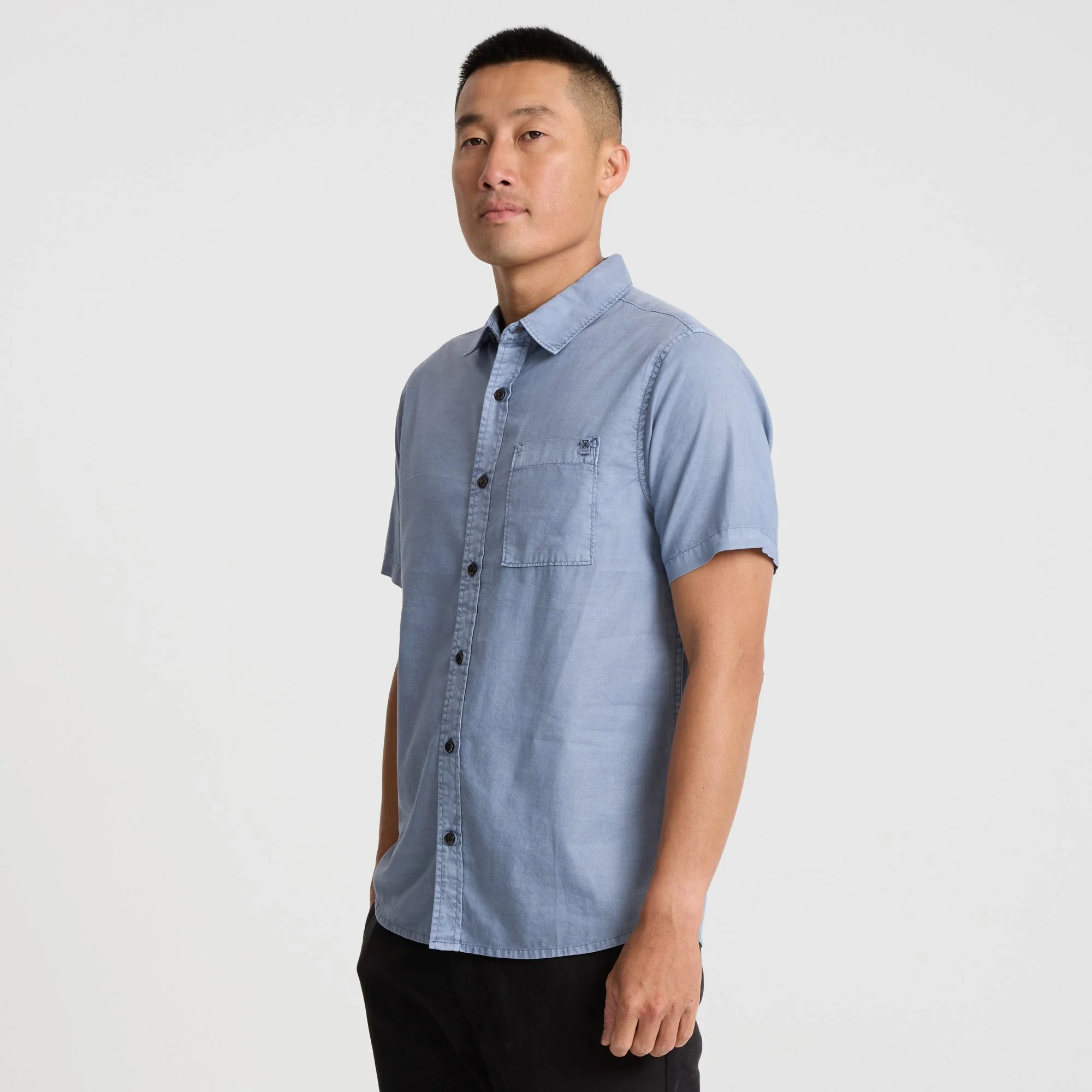 Made To Fade Short Sleeve Shirt - Washed Slate - Image 3