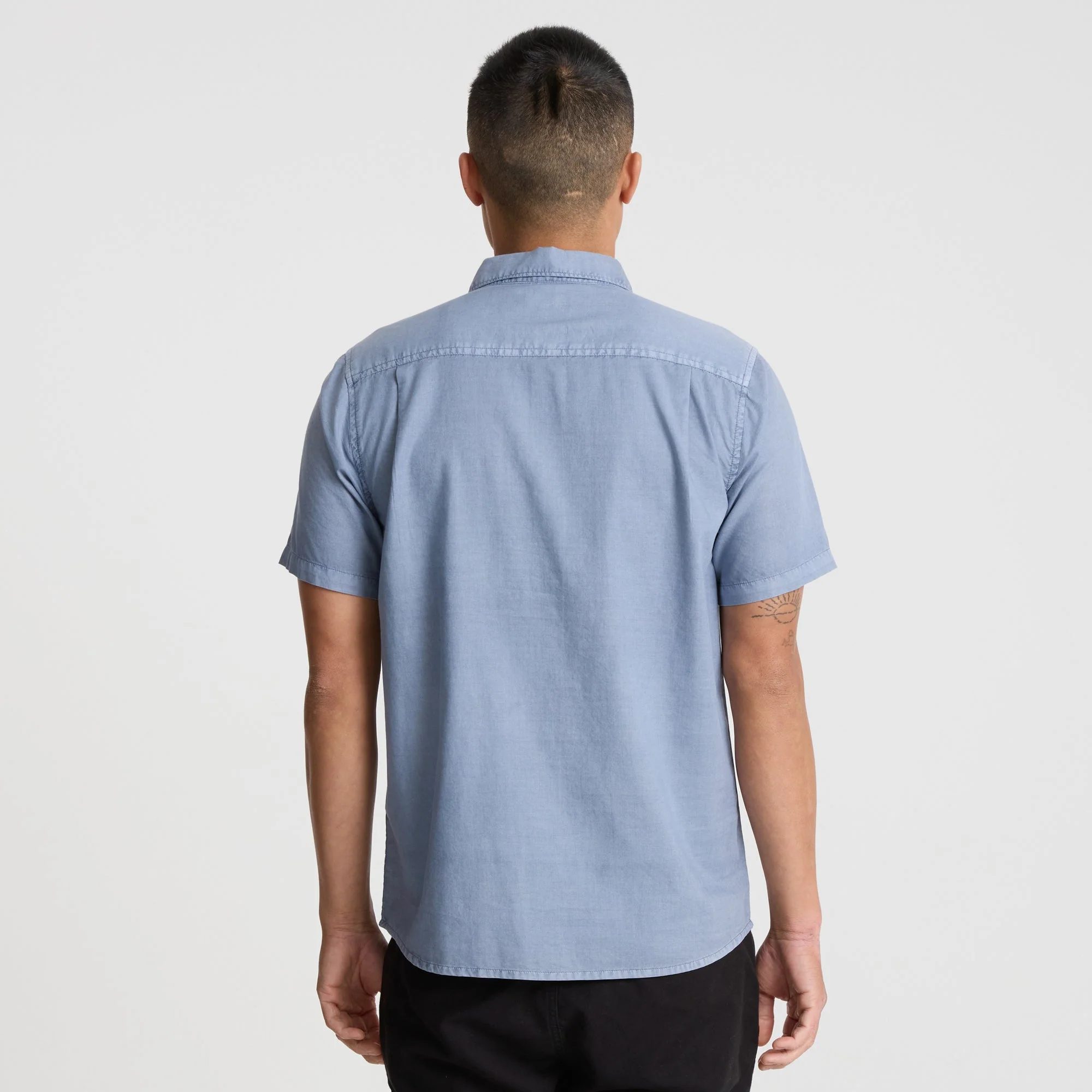 Made To Fade Short Sleeve Shirt - Washed Slate - Image 4