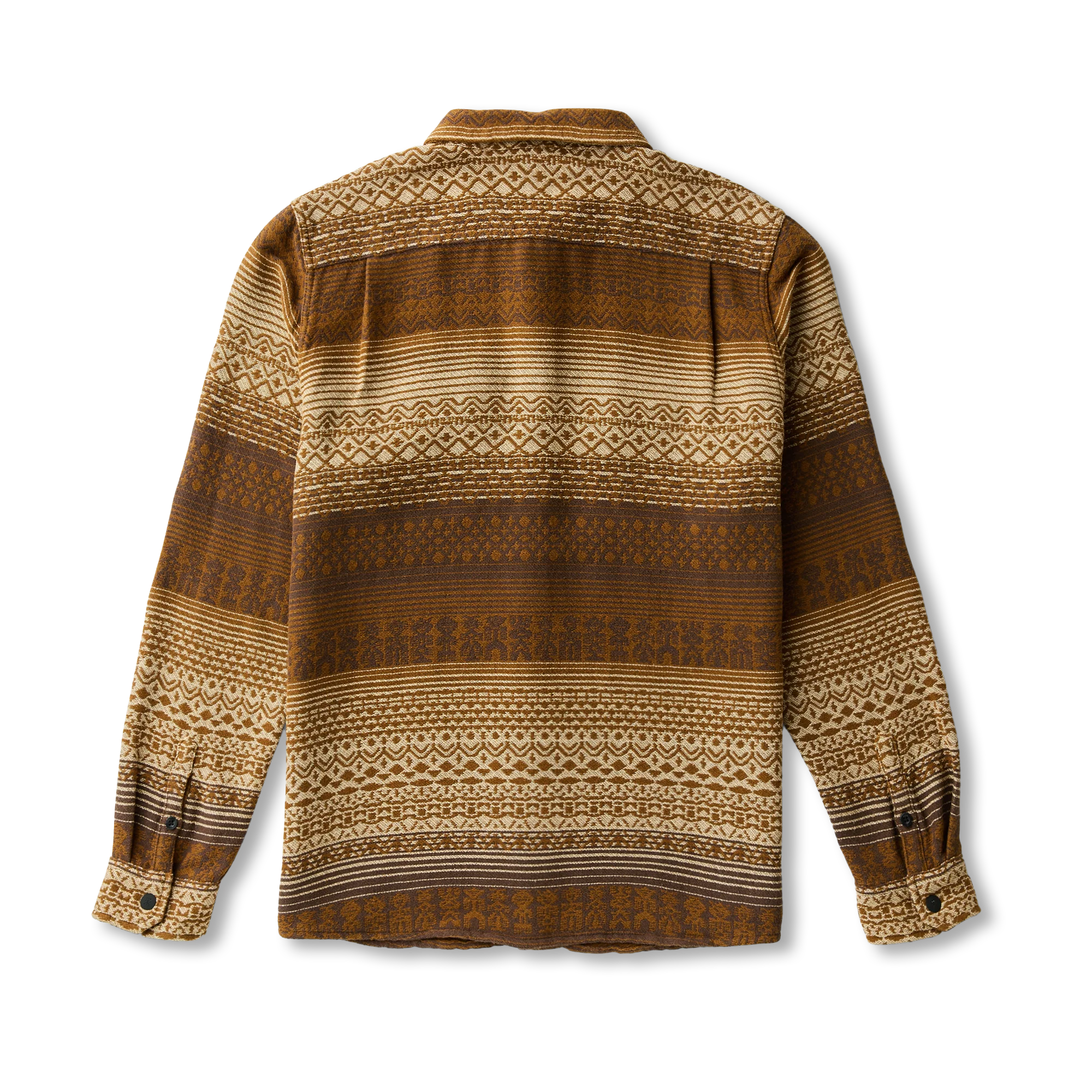 Nordsman Jacquard Long Sleeve Flannel - Otter - Image 6