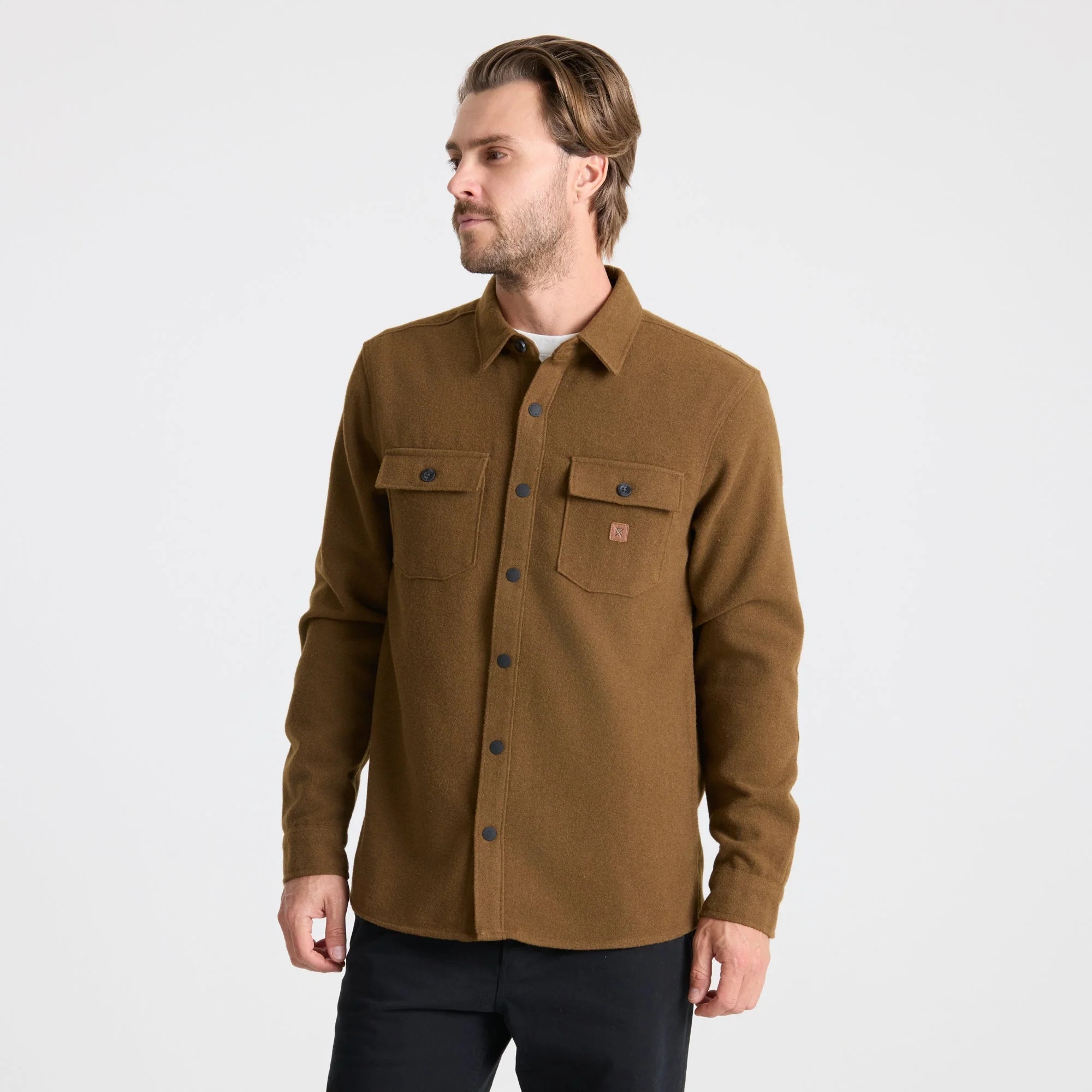 Nordsman Long Sleeve Flannel - Otter - Image 3